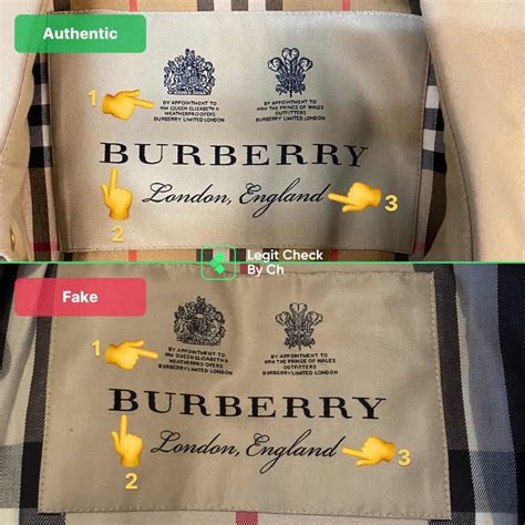 fake burberry coat tag|real burberry coat.